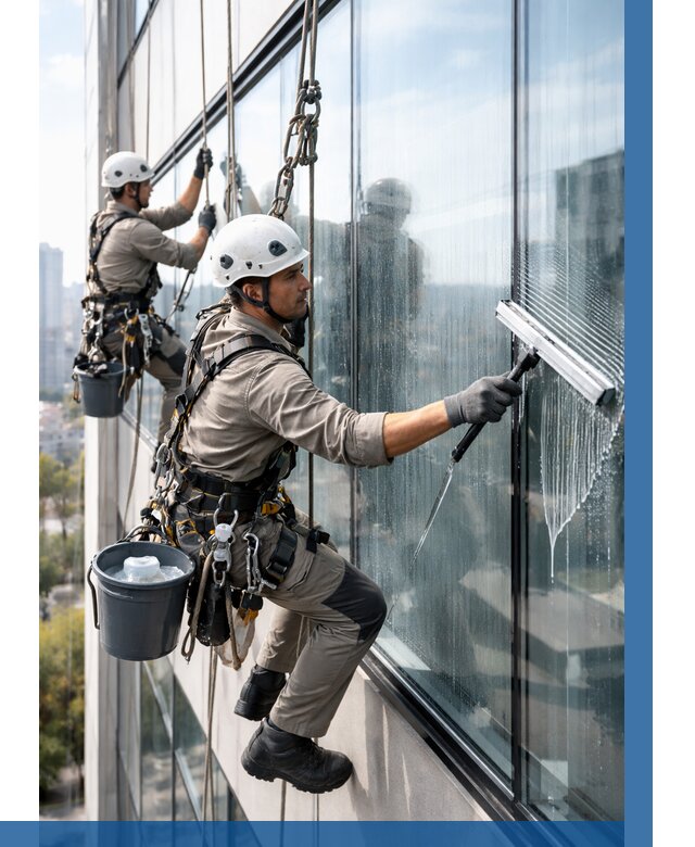 Мойка окон альпинистами в Дзержинском от 4605 р. | ВЫСОТНИК-Дзж