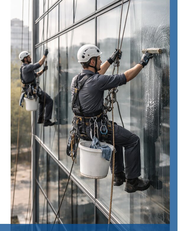 Мойка сплошного остекления в Дзержинском, заказать от 307 р.| ВЫСОТНИК-Дзж