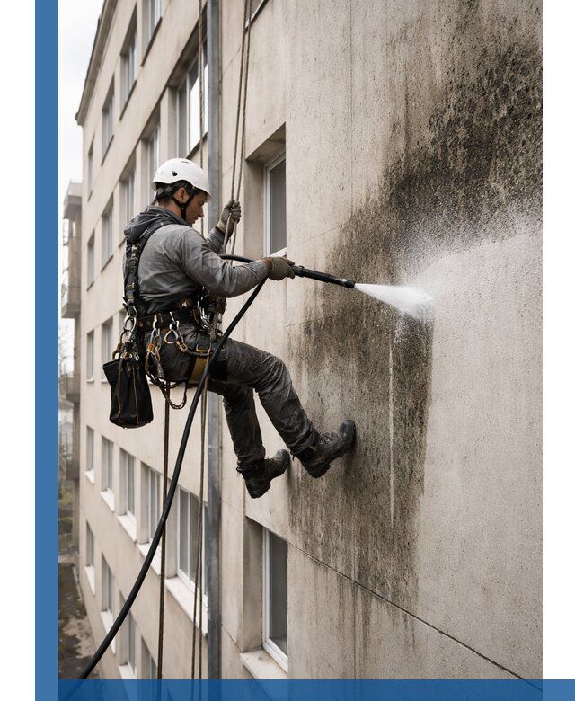 Профессиональная очистка фасадов от плесени в Дзержинском