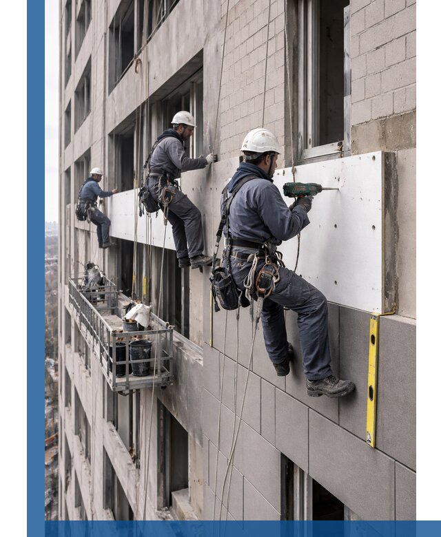 Монтаж фасадных термопанелей высокого качества в Дзержинском