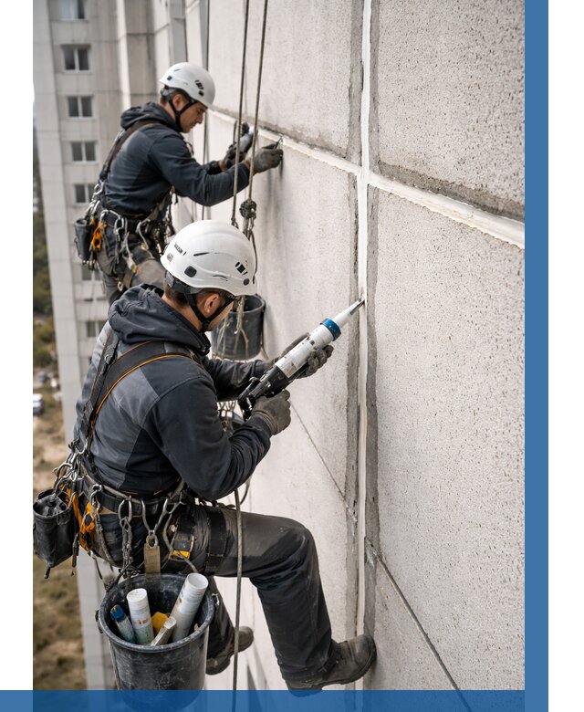 Герметизация межпанельных швов в Дзержинском от 716 р. | ВЫСОТНИК-Дзж