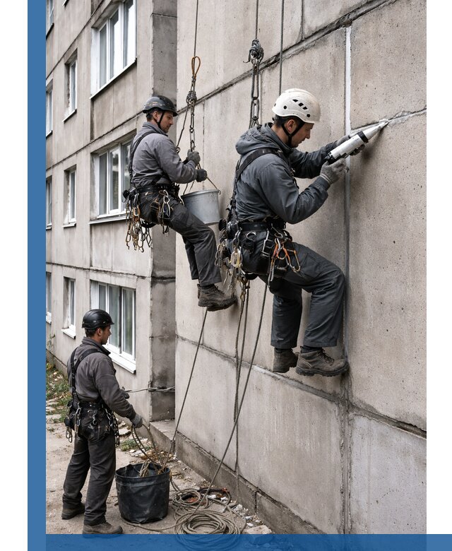 Герметизация межпанельных швов в Дзержинском с гарантией герметичности