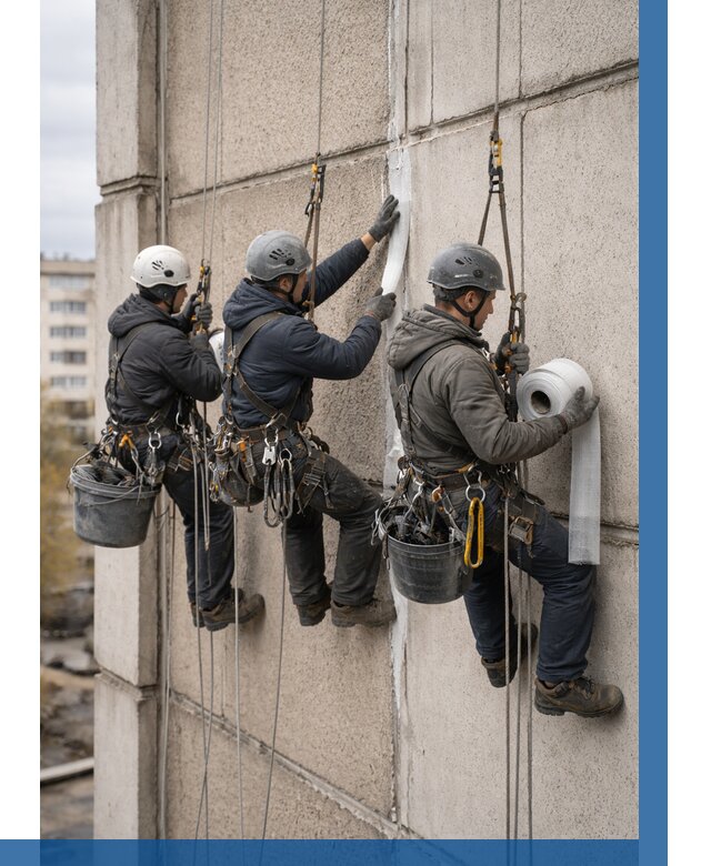 Ремонт межпанельных швов в Дзержинском от 768 р. | ВЫСОТНИК-Дзж