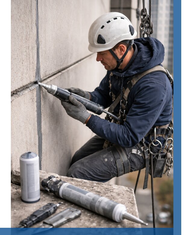 Вторичная герметизация швов в Дзержинском от 461 р. | ВЫСОТНИК-Дзж