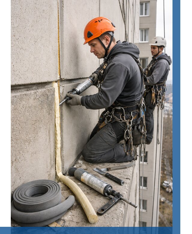 Теплый шов межпанельные швы в Дзержинском от 716 р. | ВЫСОТНИК-Дзж