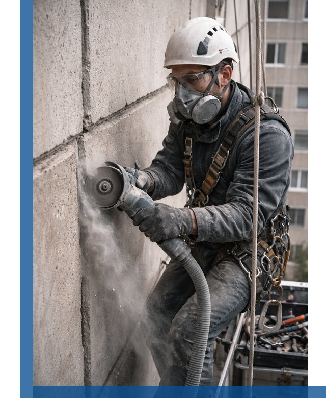 Штробление межпанельных швов в Дзержинском качественно и быстро