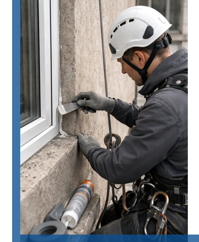 Герметизация монтажных швов окон в Дзержинском с гарантией качества