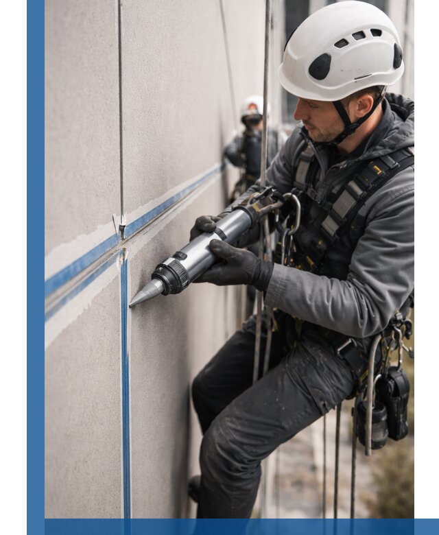 Герметизация стыков фасадных панелей в Дзержинском качественно и быстро