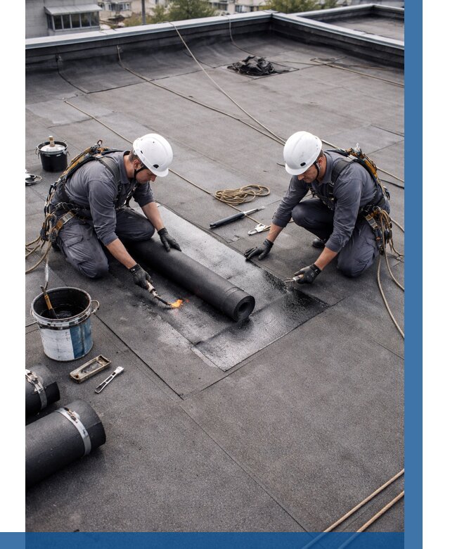 Ремонт мягкой кровли под ключ в Дзержинском от 716 р. | ВЫСОТНИК-Дзж