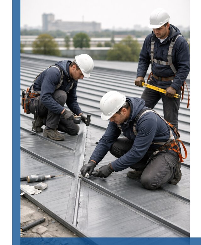 Ремонт фальцевой кровли в Дзержинском срочно и качественно