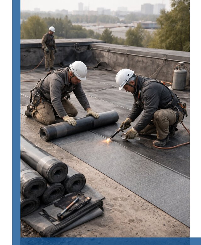 Монтаж мягкой кровли в Дзержинском профессионально и надежно