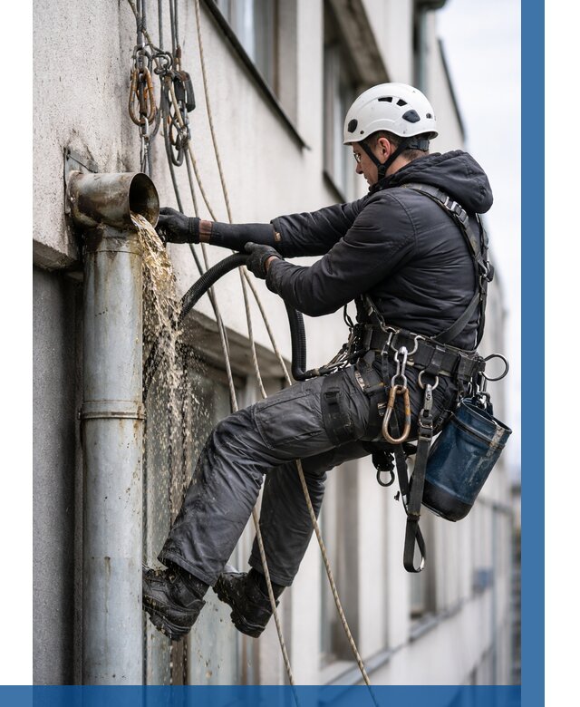 Прочистка водосточных труб в Дзержинском от 3582 р. | ВЫСОТНИК-Дзж
