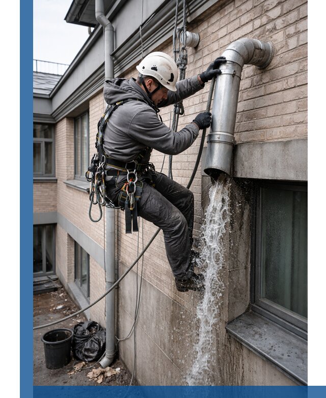 Профессиональная прочистка водосточных труб в Дзержинском с гарантией