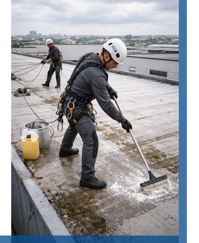 Очистка крыши по графику в Дзержинском от 7676 р. | ВЫСОТНИК-Дзж