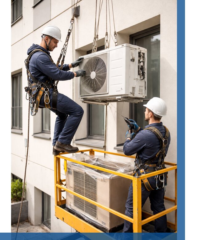 Демонтаж внешнего блока кондиционера в Дзержинском от 3582 р. | ВЫСОТНИК-Дзж