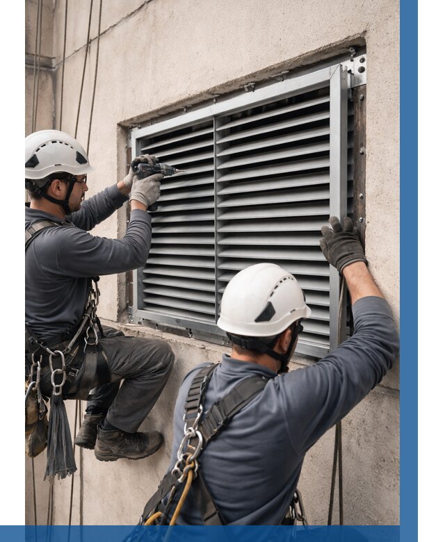 Монтаж вентиляционных решеток в Дзержинском от 4605 р. | ВЫСОТНИК-Дзж