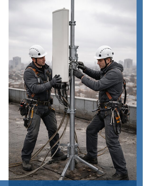 Монтаж антенн связи на крыше в Дзержинском от 8699 р. | ВЫСОТНИК-Дзж