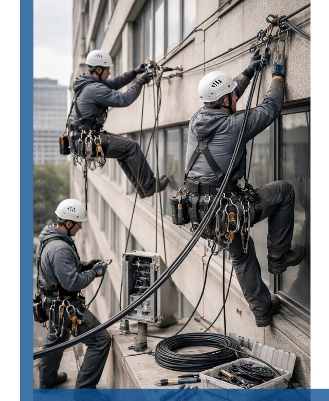 Прокладка оптоволоконного кабеля в Дзержинском под ключ с тестированием