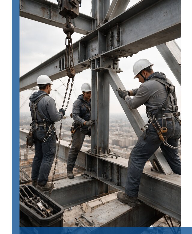 Профессиональный монтаж металлоконструкций на высоте в Дзержинском