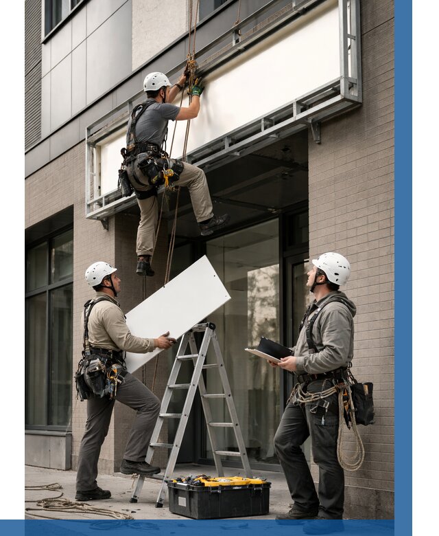 Монтаж светового короба в Дзержинском от 6652 р. | ВЫСОТНИК-Дзж