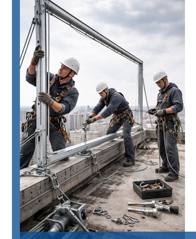 Монтаж крышных рекламных конструкций под ключ в Дзержинском