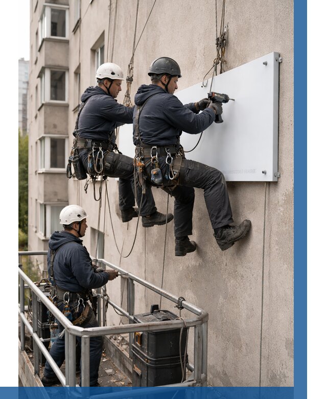 Монтаж табличек и указателей в Дзержинском от 3582 р. | ВЫСОТНИК-Дзж