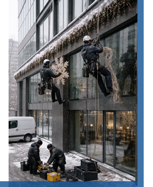 Демонтаж новогоднего оформления в Дзержинском от 5629 р. | ВЫСОТНИК-Дзж