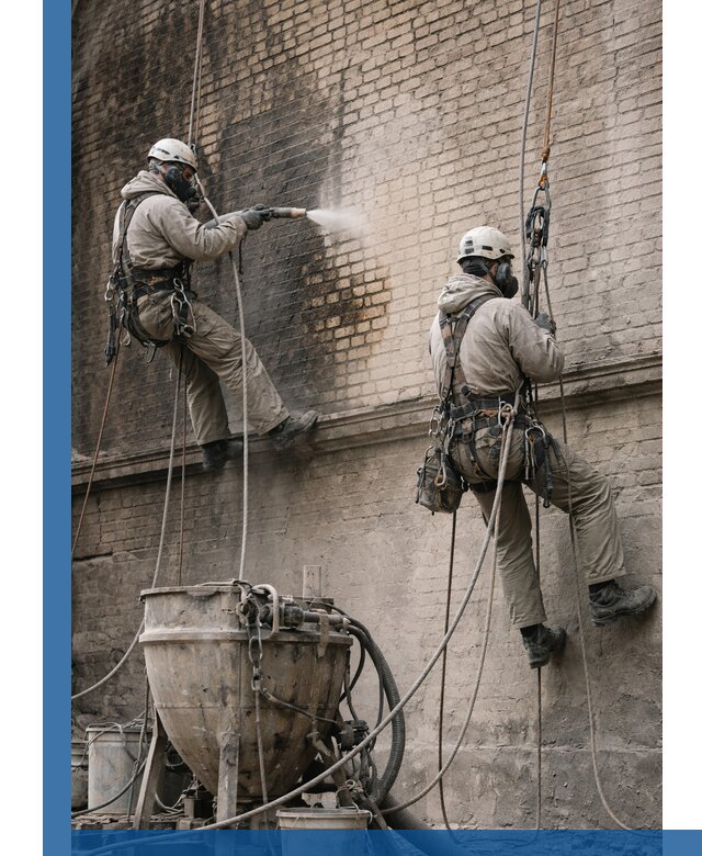 Пескоструйная очистка фасадов в Дзержинском профессионально