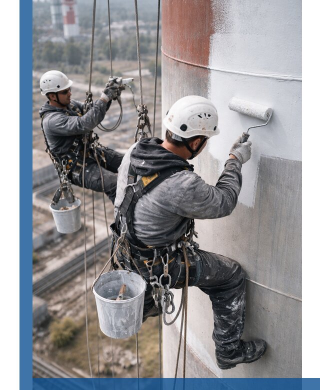 Покраска дымовых труб в Дзержинском: антикоррозийная защита и восстановление