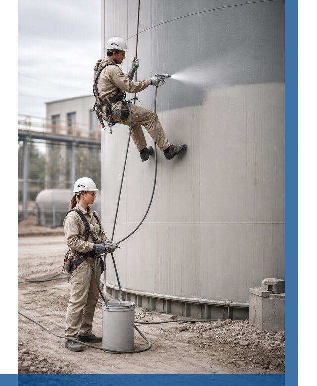 Покраска резервуаров в Дзержинском от 1228 р. | ВЫСОТНИК-Дзж — заказать