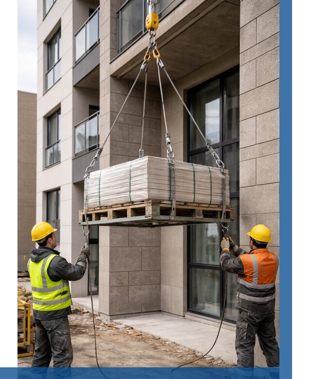 Подъем керамогранита на этаж в Дзержинском от 3582 р. | ВЫСОТНИК-Дзж