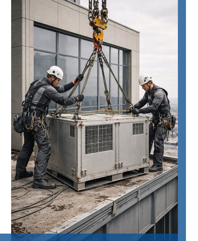 Такелажные работы на высоте в Дзержинском от 8187 р. | ВЫСОТНИК-Дзж