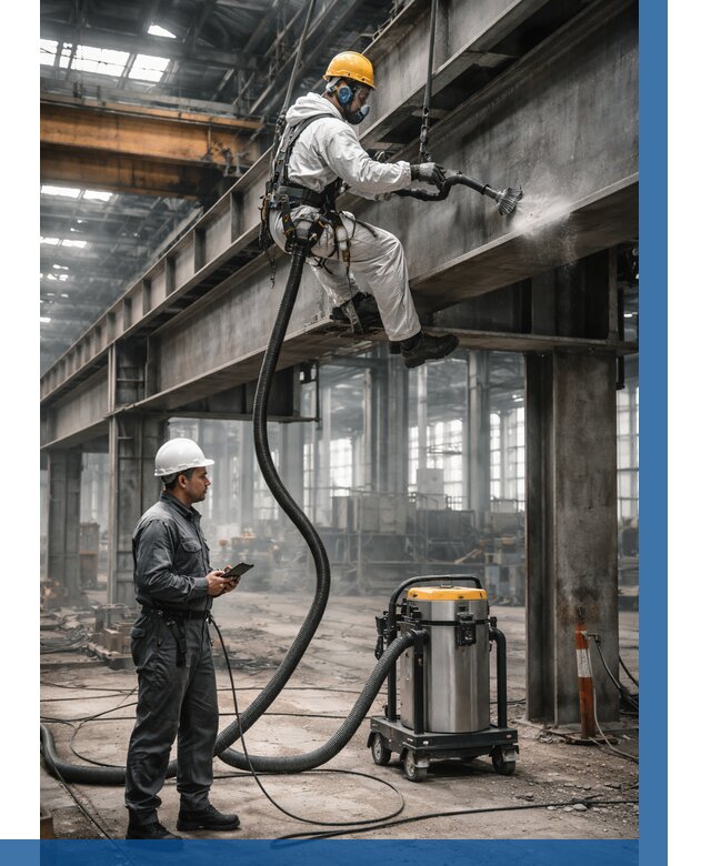 Обеспыливание конструкций в цехе в Дзержинском от 4298 р. | ВЫСОТНИК-Дзж