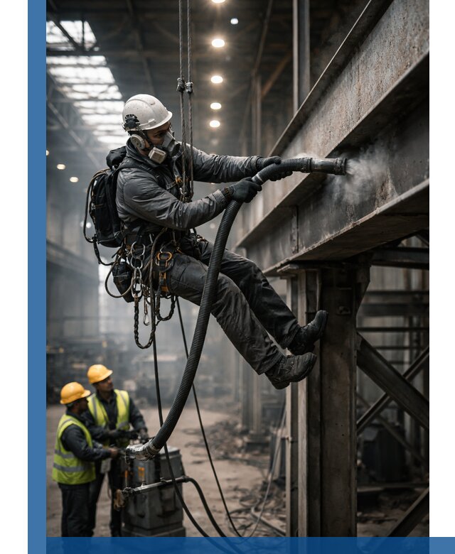 Обеспыливание конструкций в цехах промышленного производства в Дзержинском